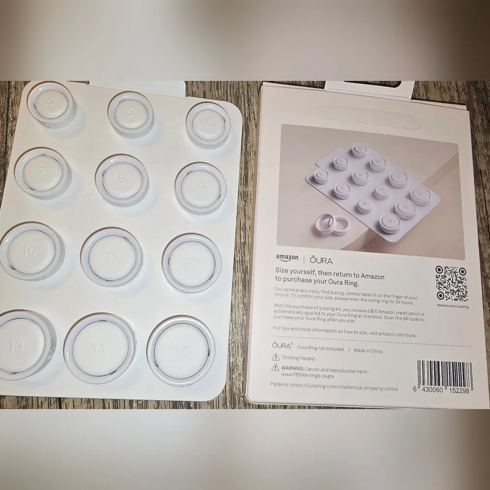 Oura 4 Ring Sizing Kit